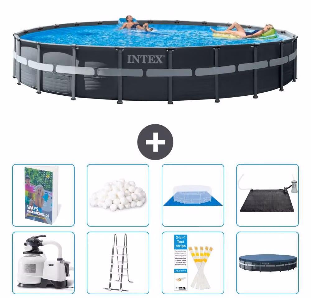 Ultra XTR Pool Rund - 732x132 cm - Set da 7 pezzi, modello S534