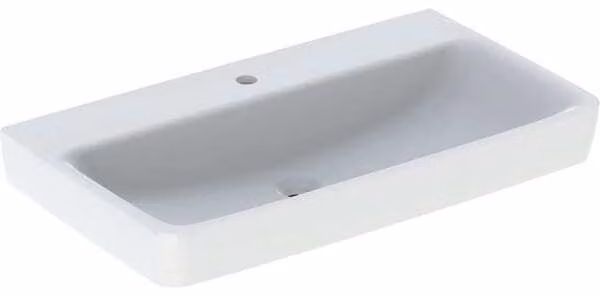 Geberit Renova Plan, lavabo, 85x48 cm, 1 trou pour robinet, sans trop-plein, 501699, 501.699.00.8, 501.699.00.8
