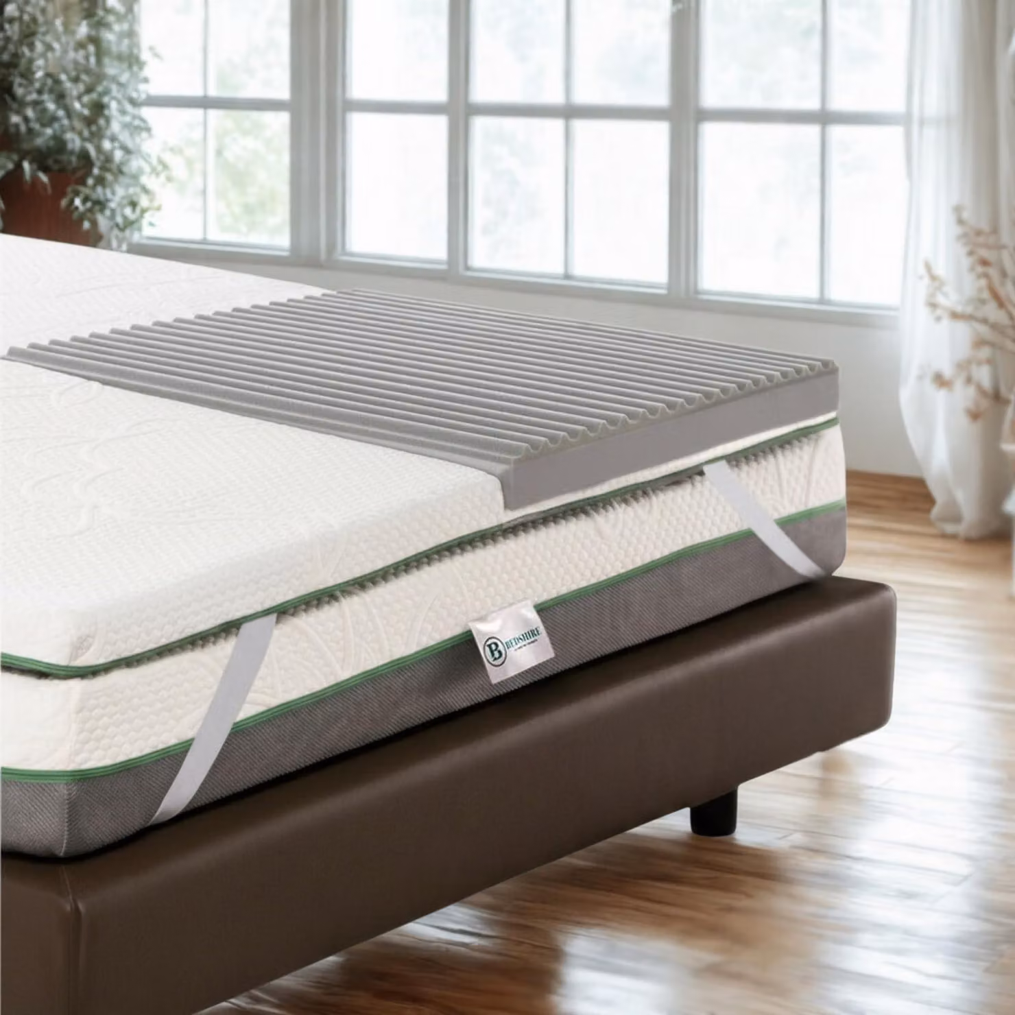Materassino in ortopedica memory foam per letto matrimoniale, dimensioni 160x190 cm