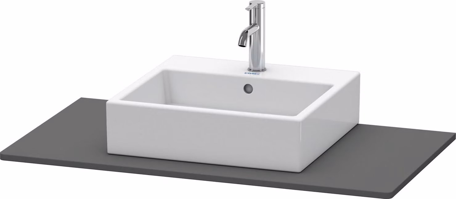 Console Duravit XSquare, 1 découpe, 1000x16x550mm, XS060E04949, XS060E04949