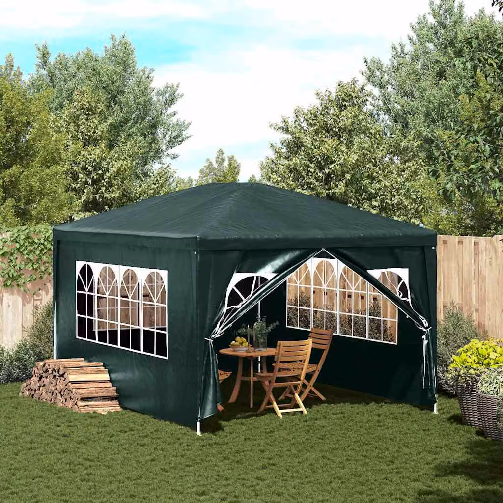 Tendone per feste vidaXL verde L/P/H: 4 x 3 x 2,55 m – 1