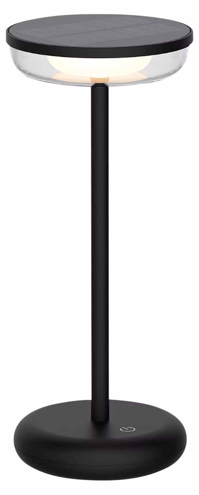 ENOVALITE Lampada da tavolo ricaricabile a LED, funzionamento a energia solare e a rete, dimmerabile, 2700K