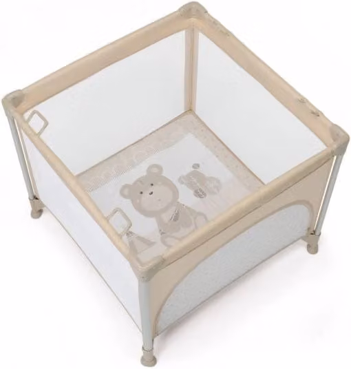 Box pieghevole rettangolare Dolcestella Foppapedretti beige L/P/H: 93 x 93 x 78 cm