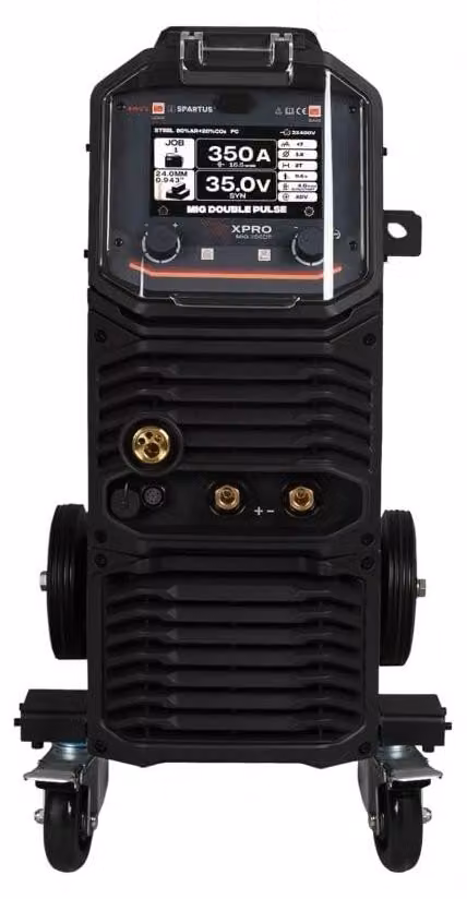 Saldatrice MIG MAG - 400 V 350 A - Inverter 4-in-1 - Per metallo, industria e alluminio