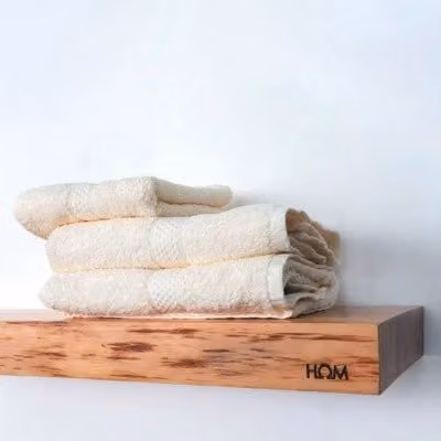 Scaldasalviette elettrico HOM Segreto in ceramica effetto legno marrone L: 75 cm, 150W