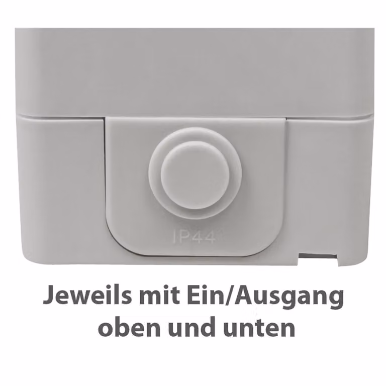 set 4 pezzi per bagno McPower "Taff hallway", grigio, IP44