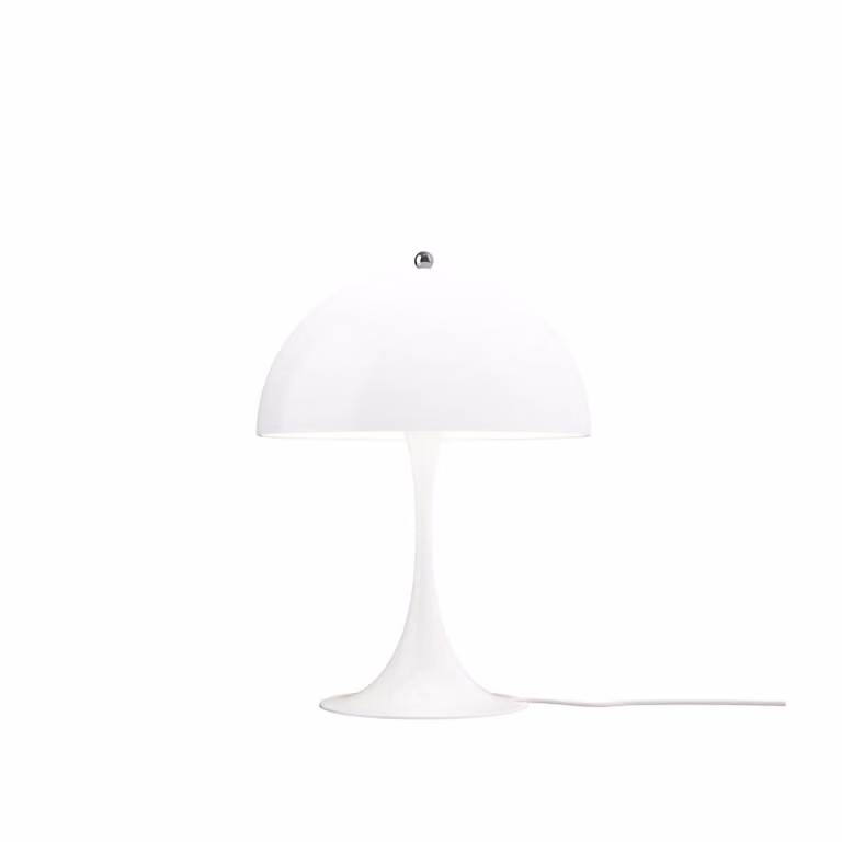 Louis Poulsen Lampada da tavolo Panthella 320, Bianco / Opale, Soggiorno / Sala da pranzo, Plastica, Moderno, Lampada da tavolo