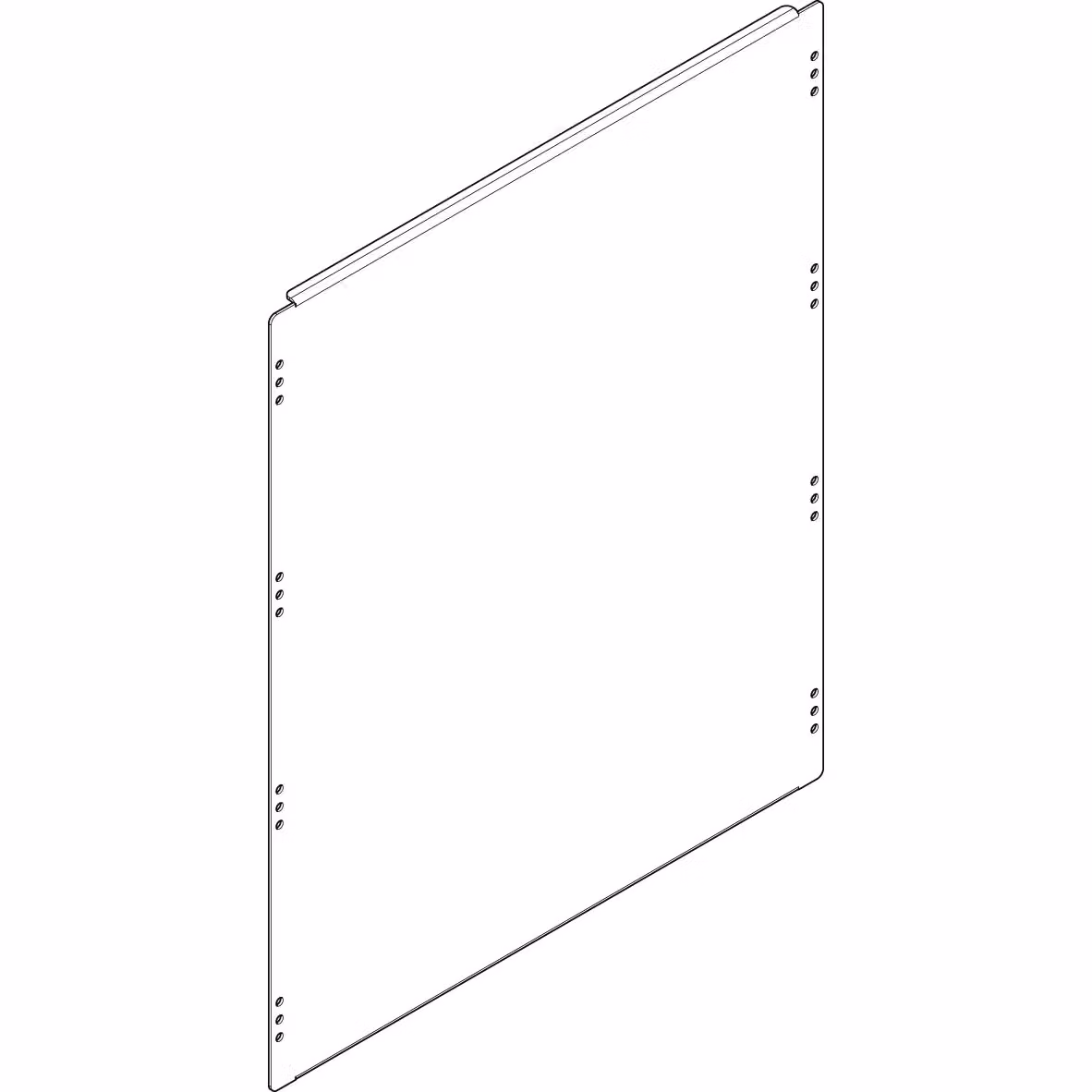 Piastra di montaggio ABN 450x550 mm 2FB/4RE_5 per il montaggio tra profili portanti (5 pezzi) FM24N5