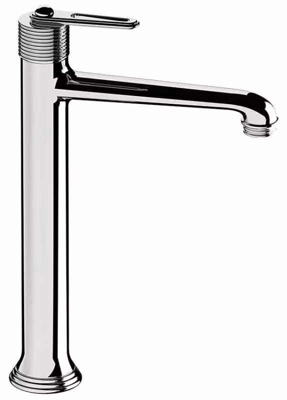 Miscelatore per lavabo Sapho BEBÉ, modello alto, bocca allungata in ghisa, cromato