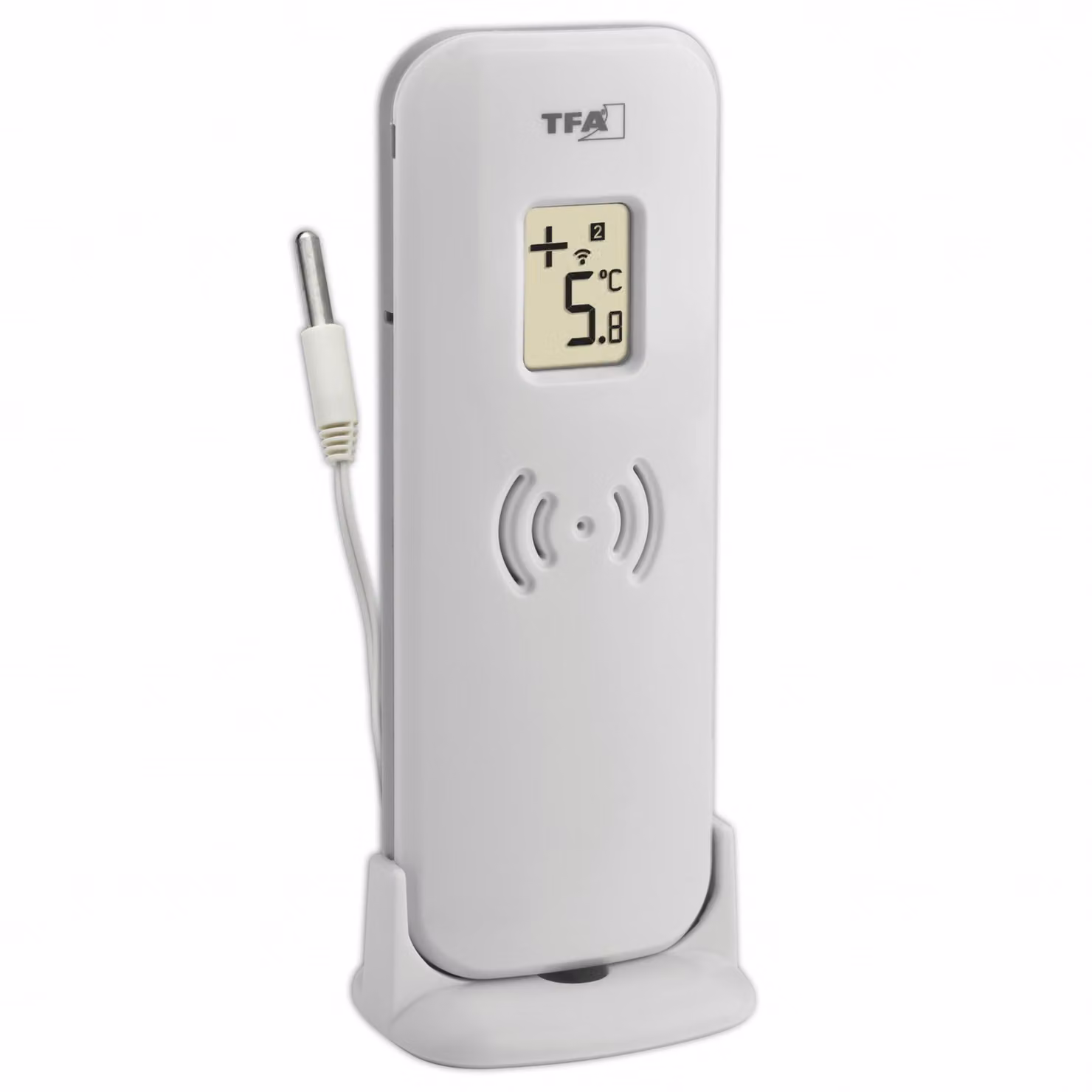 Sensore di temperatura con sonda a filo, modello TFA 30.3255.02. Sensore di ricambio, sensore aggiuntivo