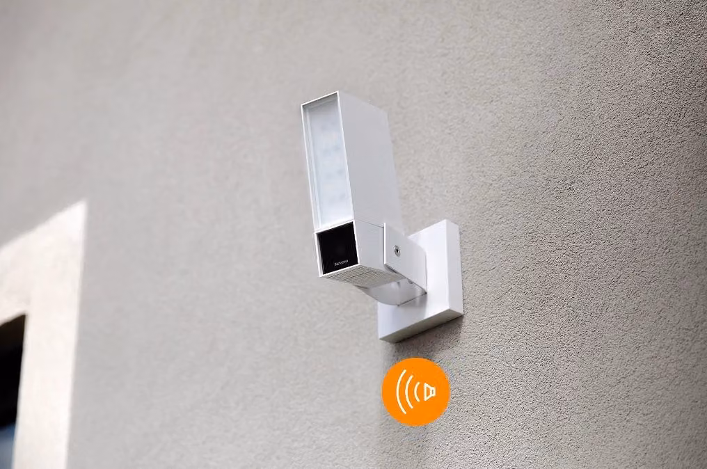 Telecamera esterna intelligente Netatmo con sirena da 105 dB e Wi-Fi, bianca – 2