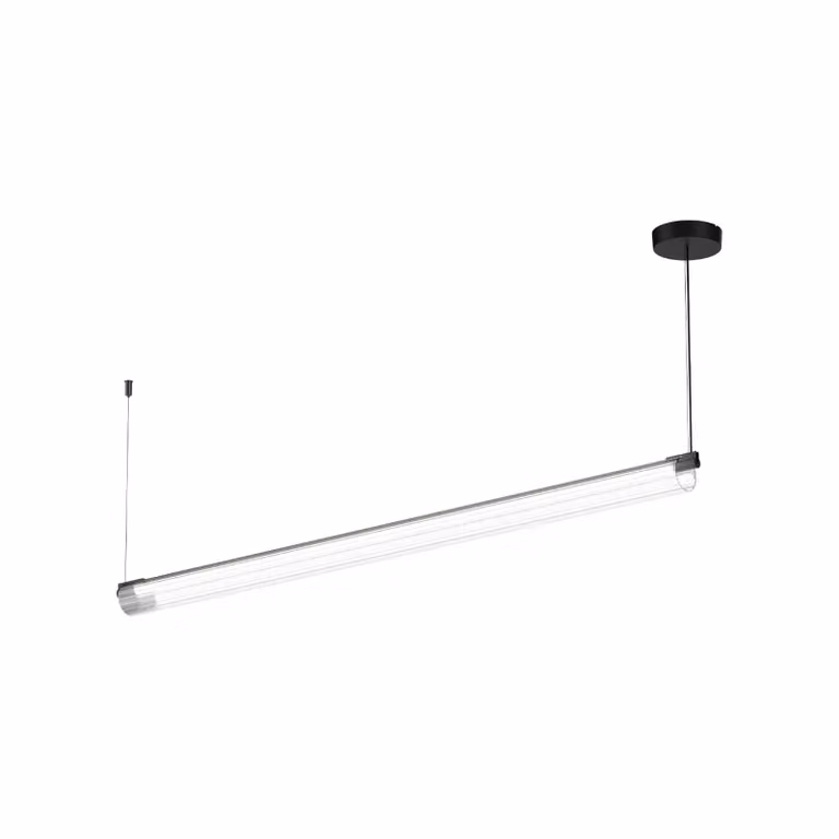 Wever & Ducré Lighting WEVER DUCRÉ Lampada LED a sospensione Finelle 1.0 nera 2700K dimmerabile 1.0,, Nero, Soggiorno / Sala da pranzo, Vetro, Moderno, Faretto da incasso da terra