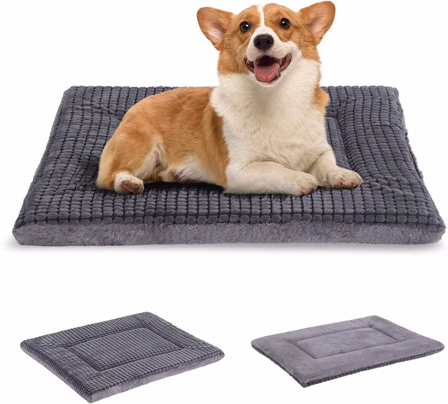 Tappetino per cuccia, reversibile, in schiuma viscoelastica, lavabile, adatto a cani di piccola e media taglia