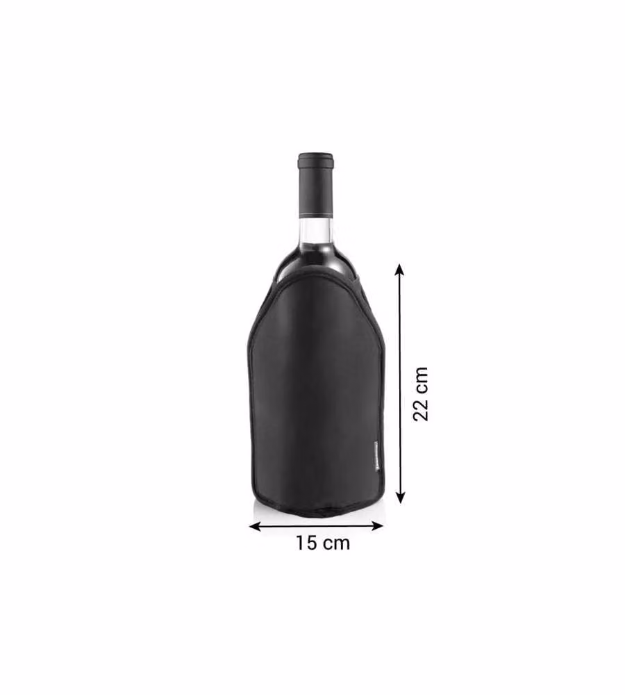 Raffredda bottiglie in tessuto Tescoma colore nero L: 15 cm, H: 22 cm – 1