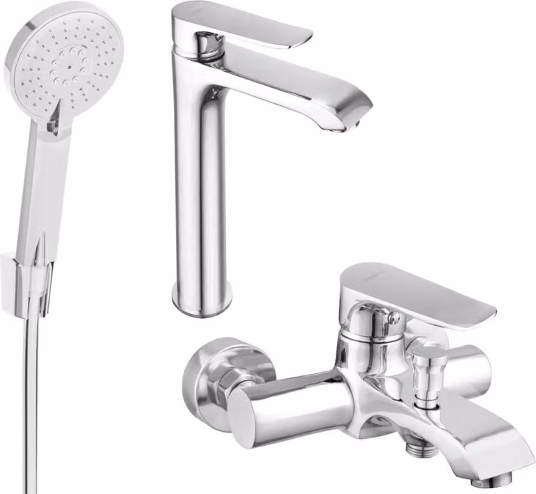 Mexen Pecos R40 set da bagno, cromo - 72713R40-00
