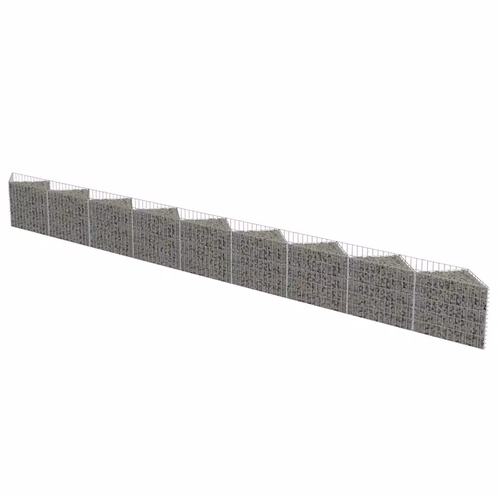 Gabbione a cestello Videx in acciaio zincato grigio L: 630 cm, P: 50 cm, H: 30 cm, 50 cm – 2
