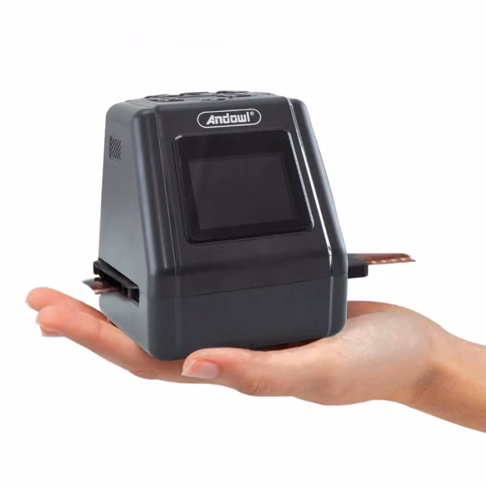 Mini Scanner Digitale Portatile Andowl per Pellicole, Diapositive e Negativi, Nero – 2