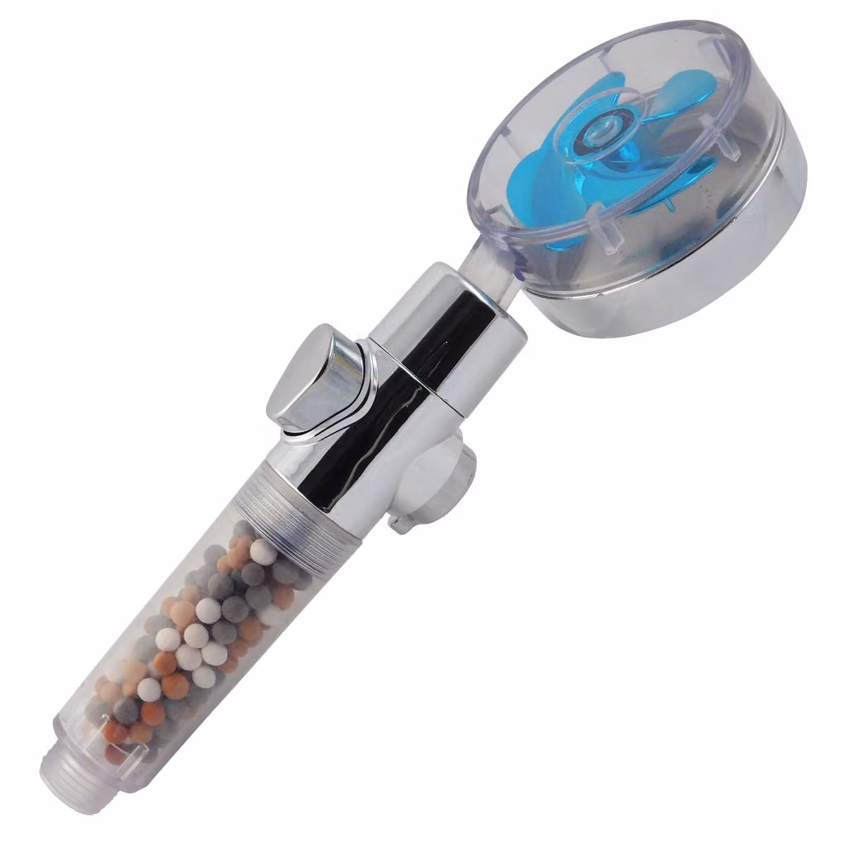 Pure Shower - Soffione doccia con filtro Jetstream - Blu