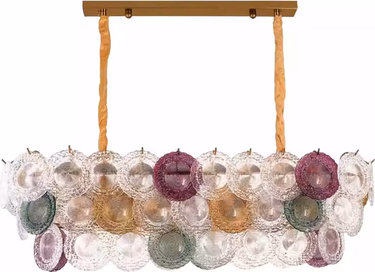 Kronleuchter Moderne Deckenleuchte Wohnzimmer Gold Crystal