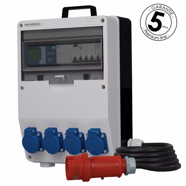 Distributore EEG pTD-S/FI 4x230V cavo di alimentazione con SIEMENS e Mennekes Doktorvolt
