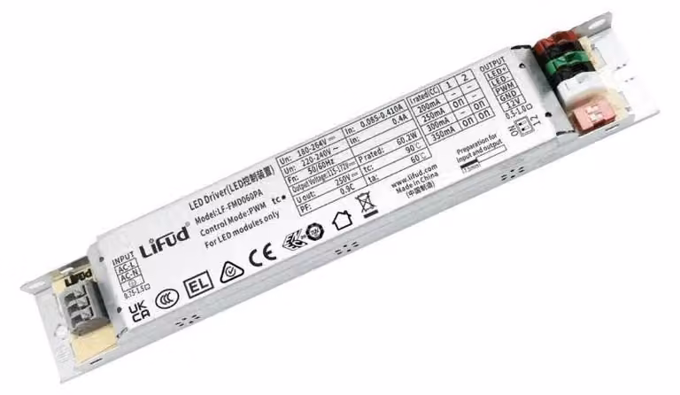 Alimentatore dimmerabile NEDES per lampada lineare a LED LNL126 / 60W - modello DD126