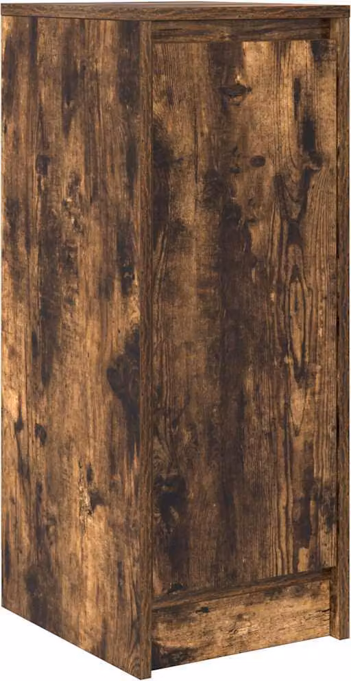 Credenza Rovere Fumo 29,5x34x76 cm in Legno Multistrato