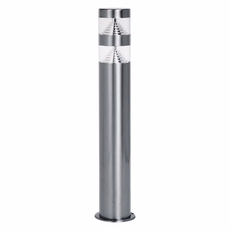 LEDVANCE ENDURA HYBRID ORION DOUBLE luce per esterni, luce ibrida, 4W, 340lm, colore della luce bianco caldo, temperatura di colore 3.000K, acciaio inossidabile, classe di protezione IP44 e IP67, funzionamento solare e a rete