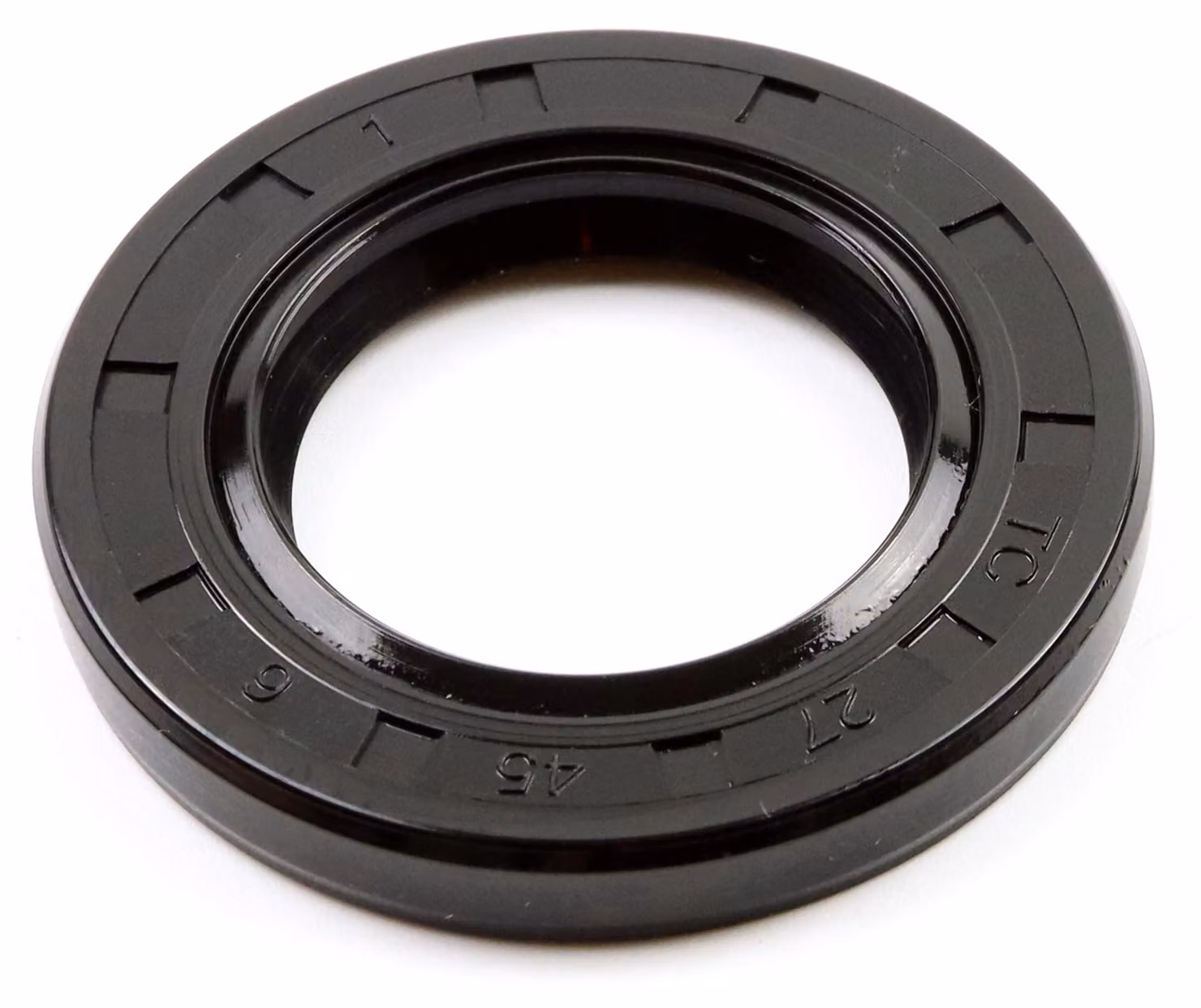 Guarnizione radiale a labbro singolo, 27x45x6 mm, in NBR, conforme alla norma DIN 3760
