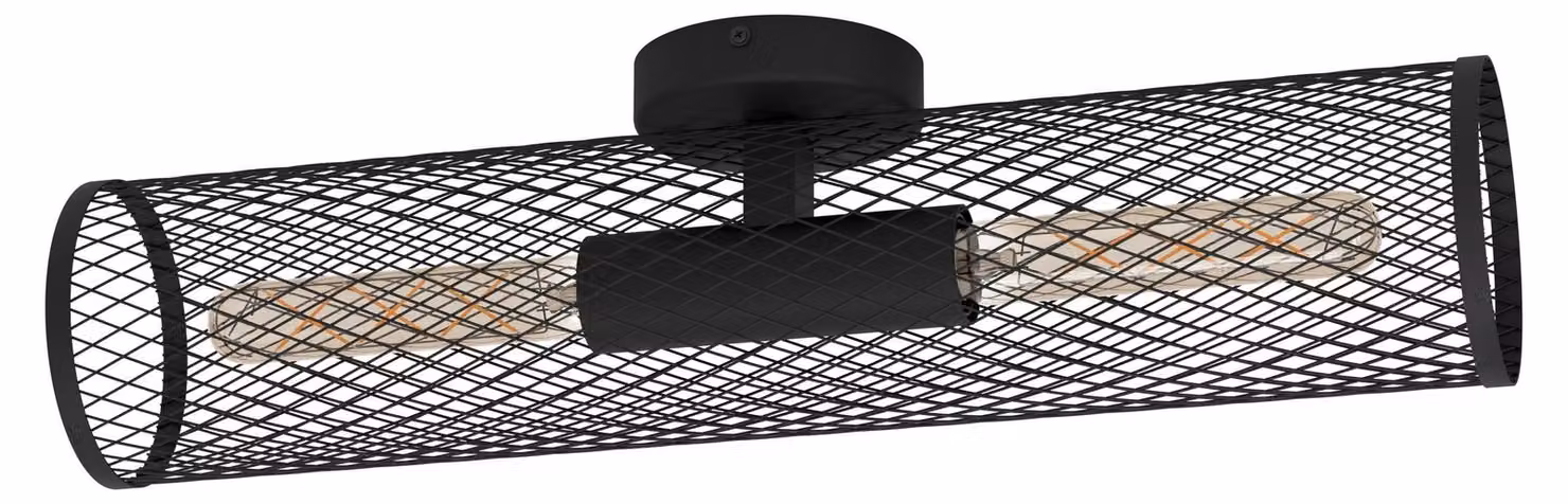 Eglo plafoniera Redcliffe 1 luce nera