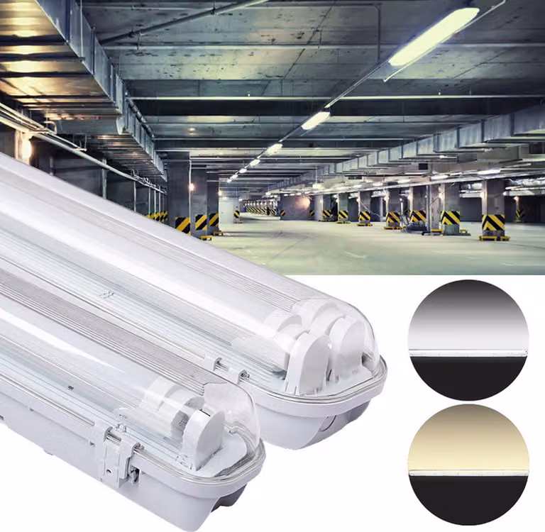 LED a prova di umidità luce 60cm lampada fluorescente per ufficio Luce bagno seminterrato