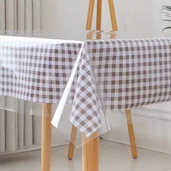 Pellicola protettiva in PVC trasparente, ideale per proteggere tavoli e mobili da esterno e da giardino, particolarmente adatta per mobili in PVC.
