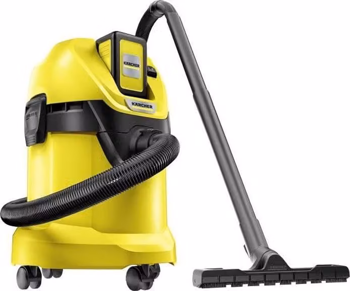 Aspirapolvere/aspiraliquidi a batteria Kärcher WD 3, 17 l, 300 W, batteria 36 V/2,5 Ah, senza fili