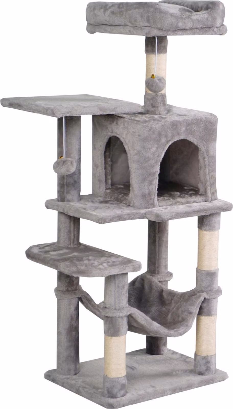 Aga Tiragraffi per gatti 36x46x110 cm Grigio