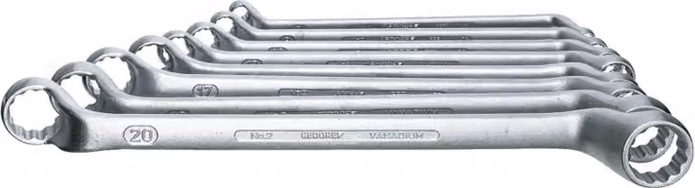 GEDORE 2-12 Set di chiavi a doppio anello 12 pezzi 6-32 mm, 6030900