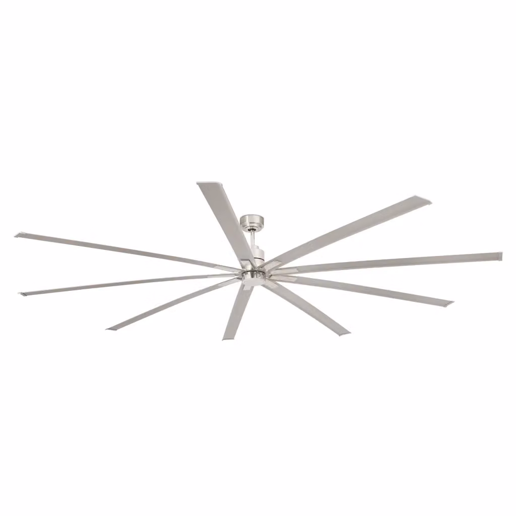 Ventilatore da Soffitto FARO BARCELONA con Luce LED e Telecomando, Colore Argento – 2