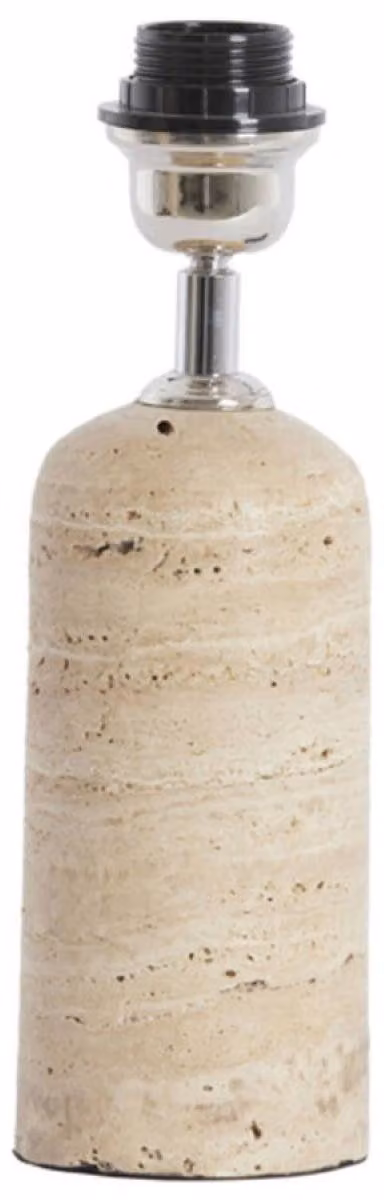 Lampada da tavolo - beige - Malakai - pietra - Ø 9cm - E27 - 8316113 - Light & Living