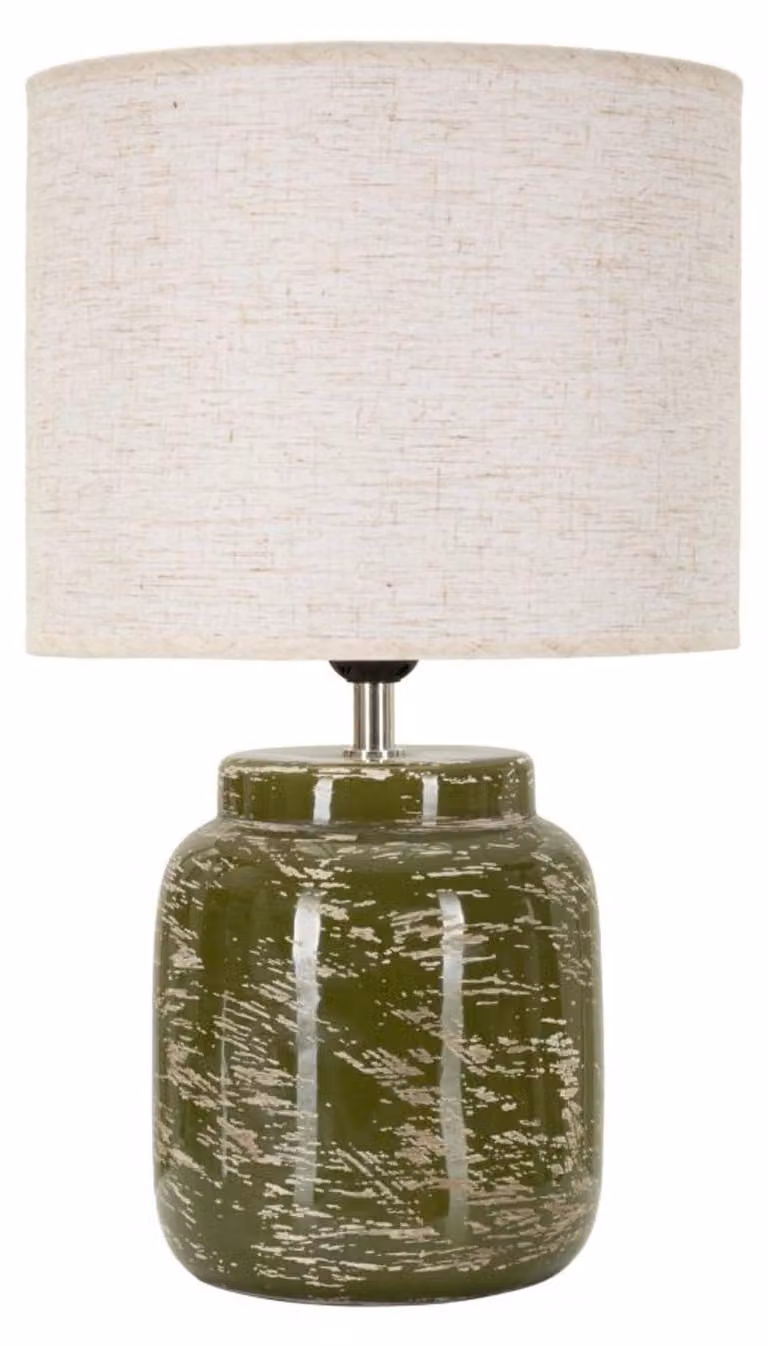 Mauro Ferretti Lampada da tavolo Verde stile Contemporaneo, Ø27x47,5 cm