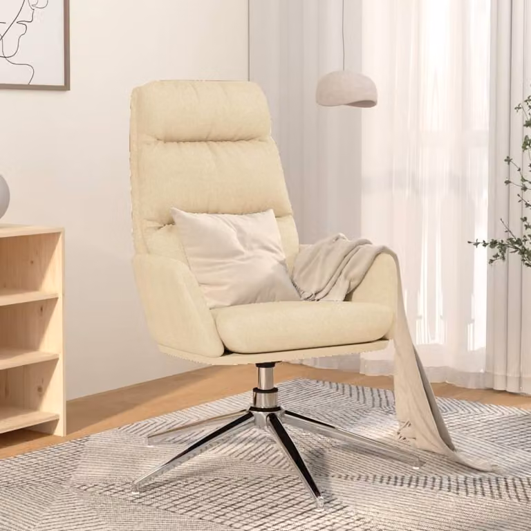Maison Exclusive - Poltrona relax in tessuto color crema