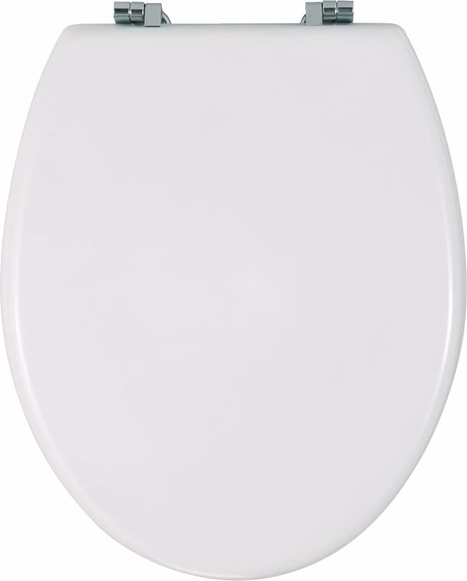 WENKO WC SEAT Sedile per WC Coperchio per WC Bicchieri Bali Bianco Bagno