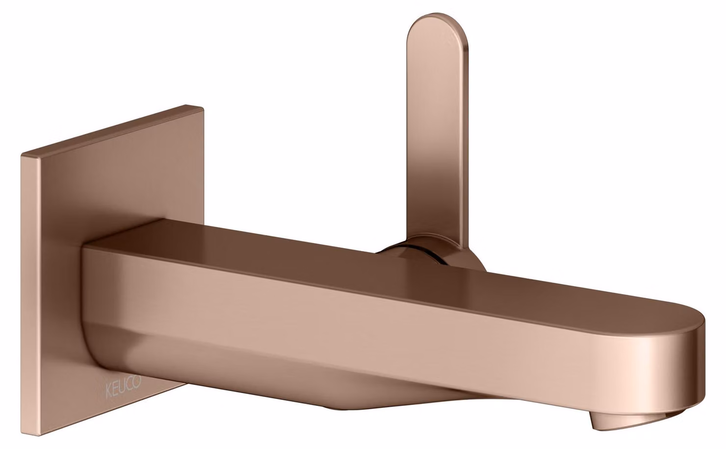 KEUCO IXMO Flat Mitigeur monocommandé encastré pour lavabo, 165mm, rosace carrée, 59516290302, 59516290302