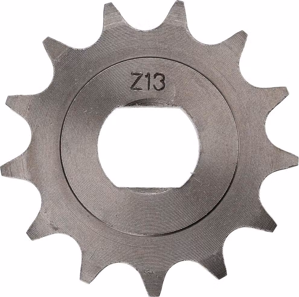 Pignone, piccolo pignone, 13 denti - per Simson S51, S70, S53, S83, KR51/2 Schwalbe, SR50, SR80