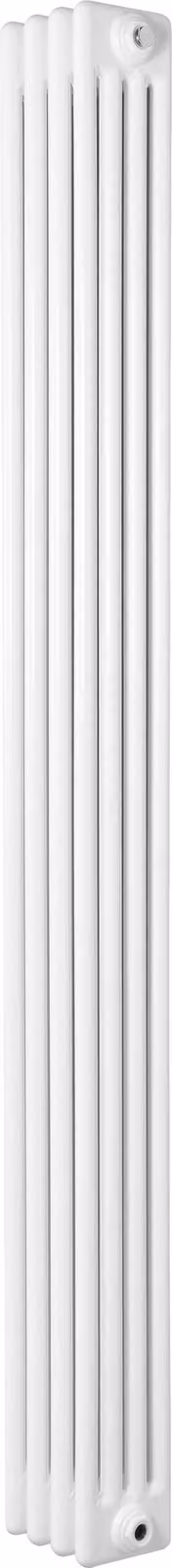 Radiatore a elementi tubolari, 4 colonne – 1800 mm x 200 mm – Bianco