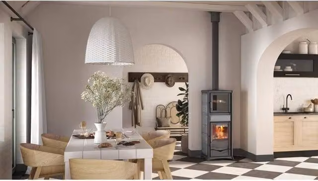 Stufa a Legna con Forno Petra Nordica Plus 5.0