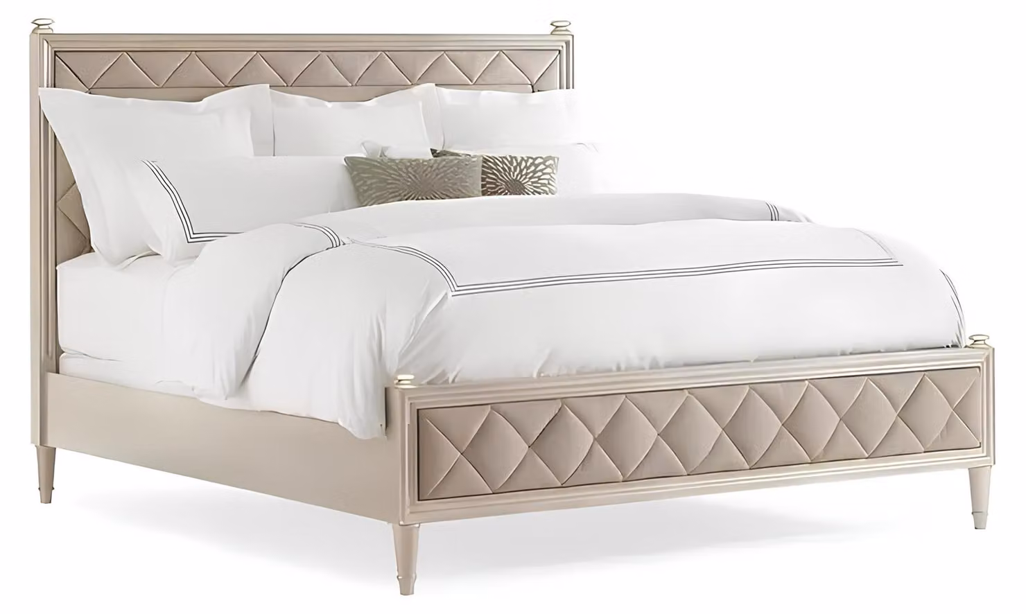 Bett Polster Design Luxus 180x200 Doppel Hotel Betten Schlaf Zimmer Leder Textil