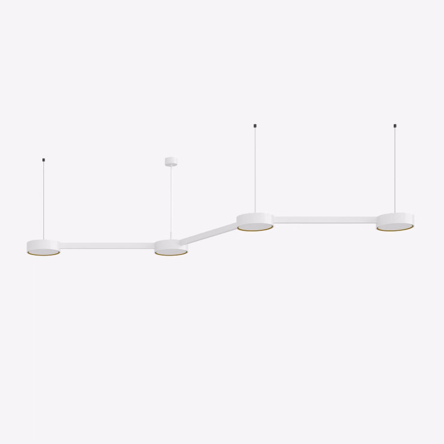 Lampada a sospensione LUCIS INFINITY II 62 W 3000 K, vetro acrilico bianco 22.K1.60