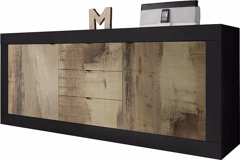 Calicosy - Buffet 2 porte 3 cassetti L210 cm - Iniziale
