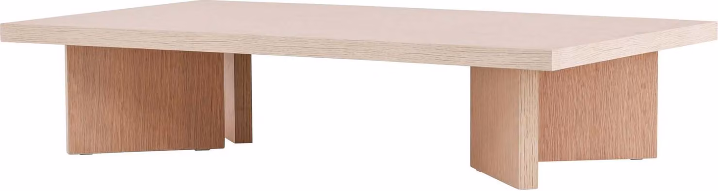 Tavolino FURNLUX Bassholmen Oak 80cm / Hauptfarbe: Beige / Dimensioni: 80 x 140 x 30 cm