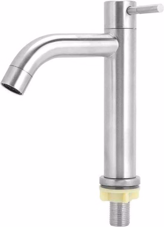 Pompa per acqua fredda in acciaio inossidabile per tubi esterni, G1/2, per uso domestico in cucina