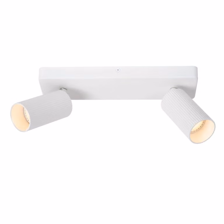 Lampada da soffitto due faretti bianchi CLUBS 2xGU10 40W Lucide