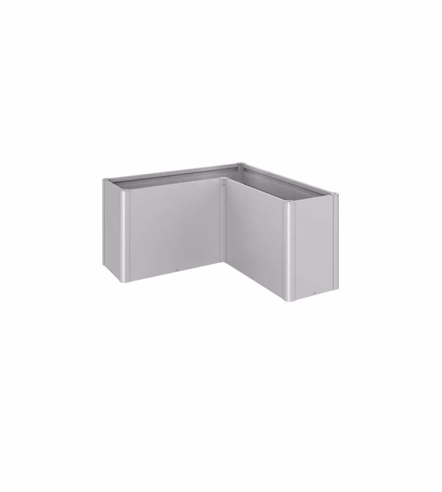 Fioriera Belvedere MAXI Gr. L150 argento metallizzato